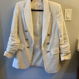 VERONICA BEARD Beacon Linen Blend Dickey Jacket